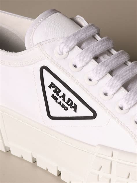 prada female sneakers|prada sneakers on sale women's.